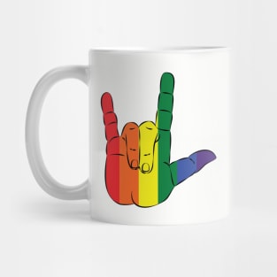 I Love You Rainbow Mug